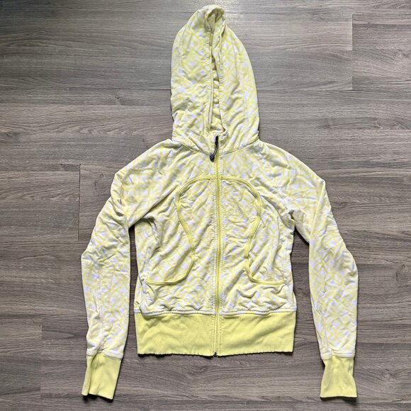 Lululemon Women's Scuba Full Zip Hoodie - Yellow - Picture 1 of 5